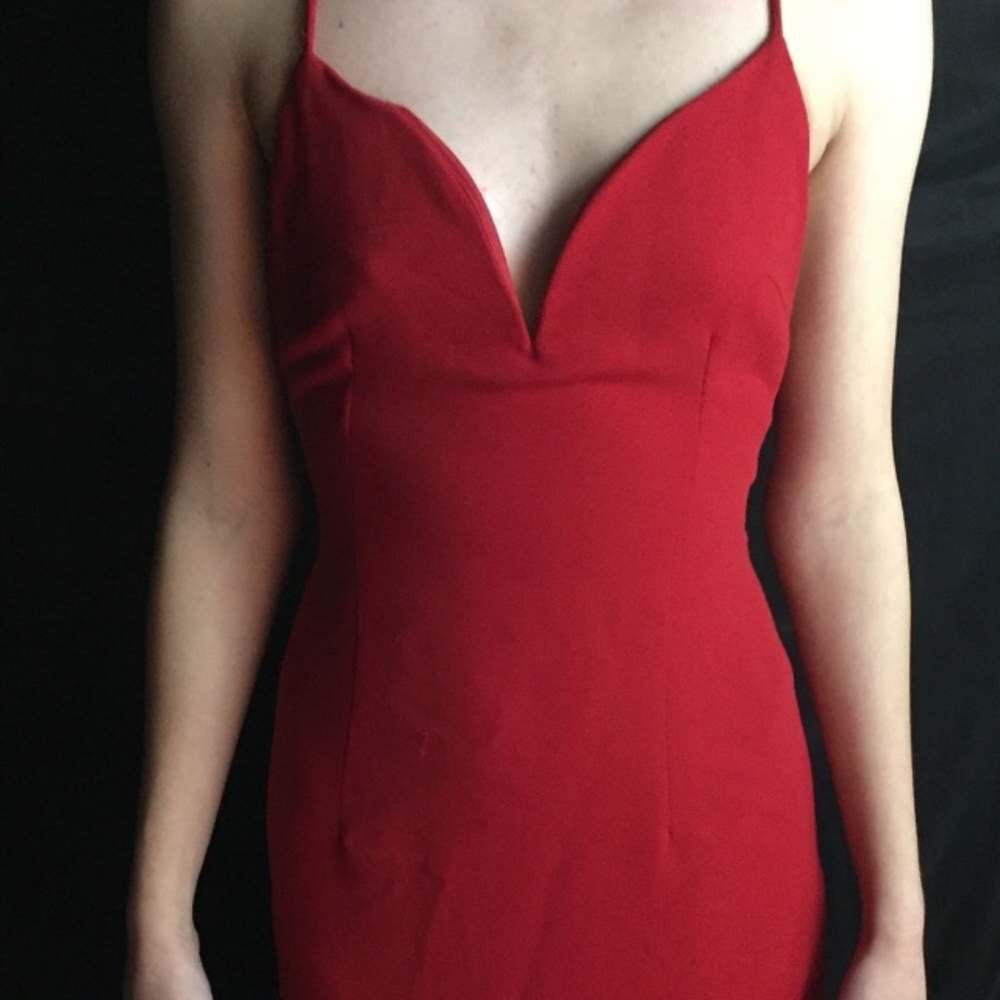 Red Nicole Miller New York Dress - Picture 4 of 6